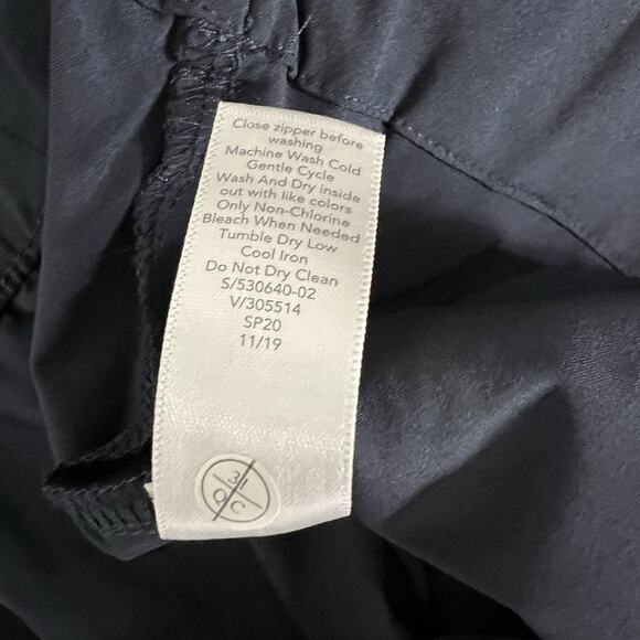 Athleta Pants Skyline Pant II Navy Paperbag‎ Tie Waist Belted 530640 Size 10T - Picture 11 of 12